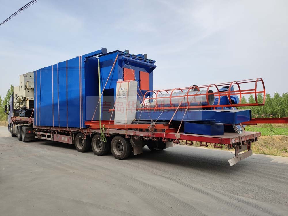 Q3720吊鉤式拋丸機裝車發貨圖